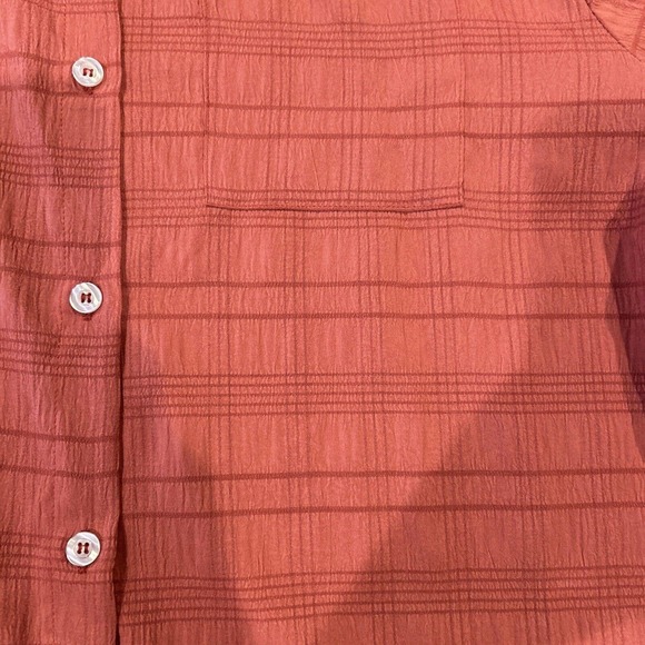 Women’s Button Up Shirt Long Sleeve Size XL Mauve Pink - Picture 3 of 4